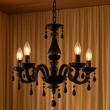Toulouse Acrylic 5-Light Chandelier